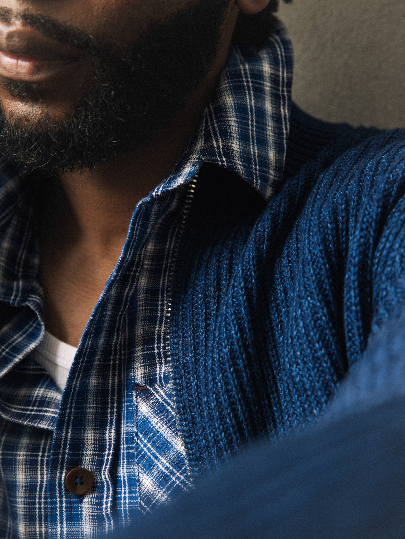 Modelshot / Indigo Blue / Detail